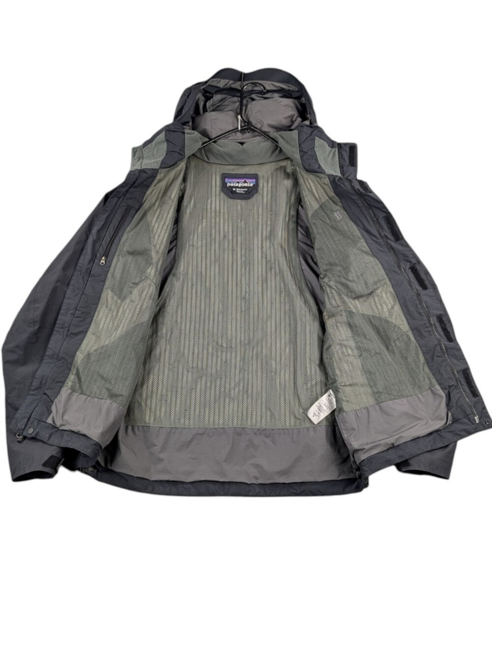 Patagonia Piolet 83380 Men's M Black GORE-TEX Hooded Shell Jacket EUC - Picture 6 of 11